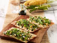Wewalka - Grilled Corn Salad Summer Flatbread