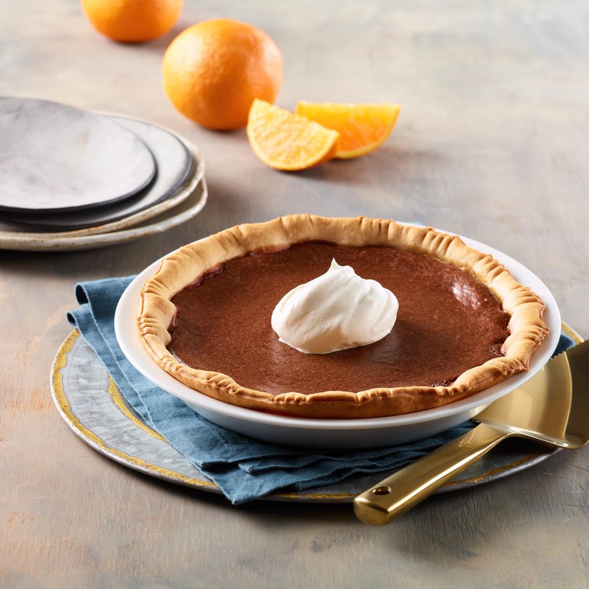 Wewalka Recipe - Orange Chocolate Pie