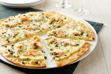 Wewalka - Salmon and Capers Pizza