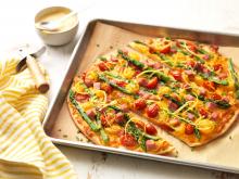Wewalka - Asparagus Ham Pizza