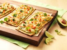 Wewalka - Guacamole and Shrimp Flatbread