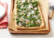 Wewalka - Green Pesto Puff Pastry Pizza